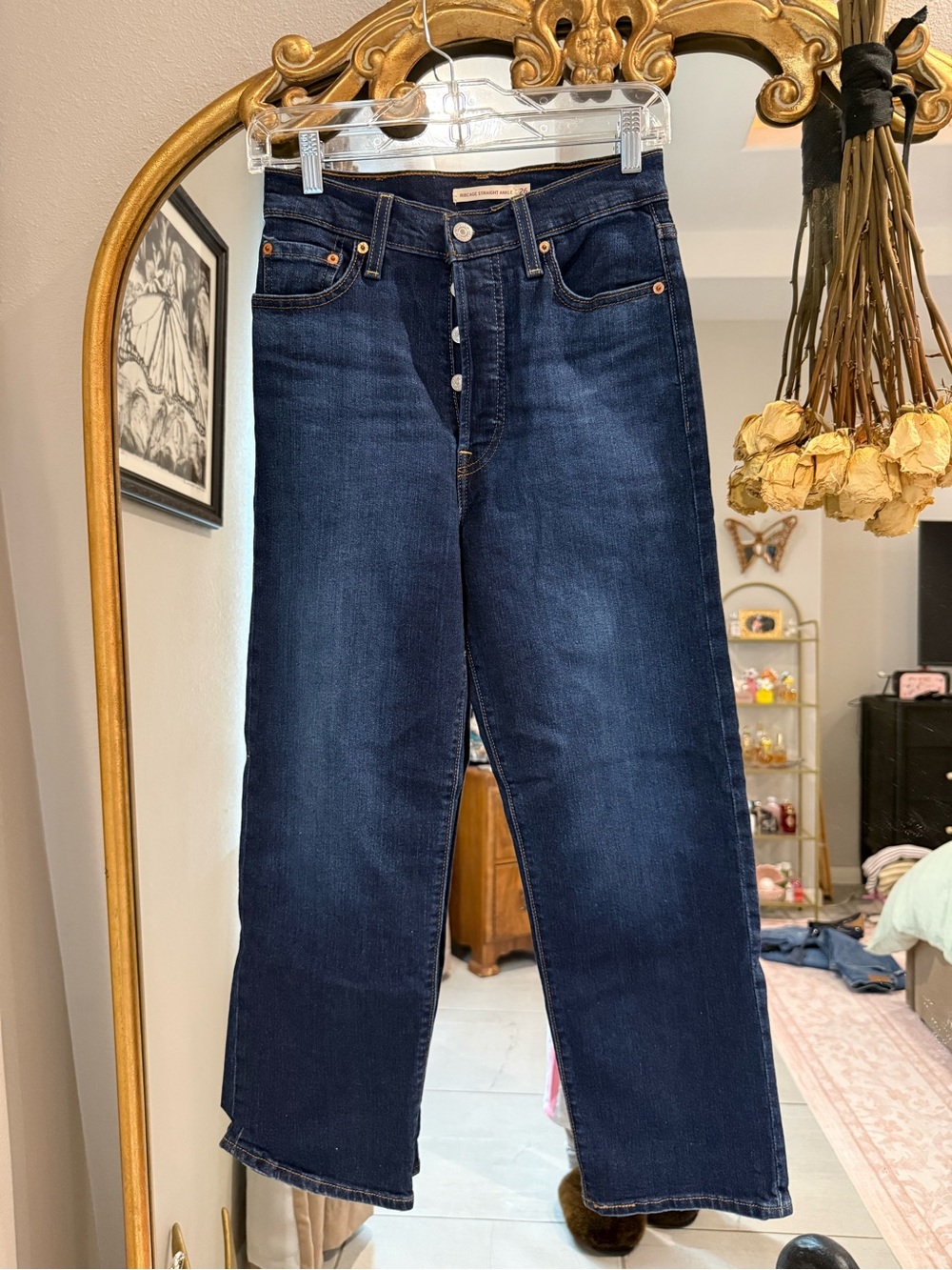 Levi’s Ribcage Straight-Leg Jeans Ankle Length